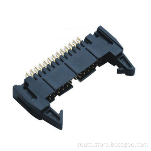 2.54mm Ejector NP Box Header Connector with -40 to 105°C Operating Temperature